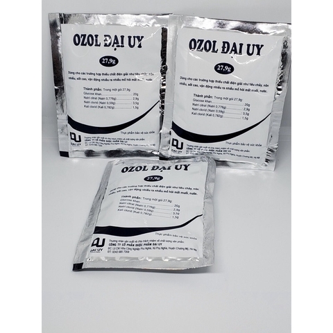 Oresol trắng 27,9gr Đại Uy bịch 50 gói