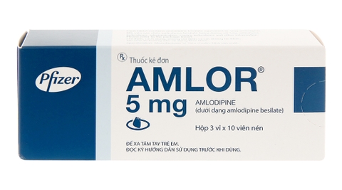 Amlor 5mg nén H30v Đức