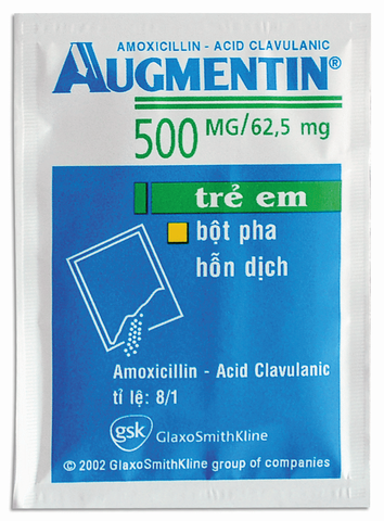 Augmentin 500mg H12g Pháp