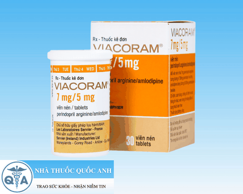 viacoram 7mg/5mg lọ 30 viên (pháp)