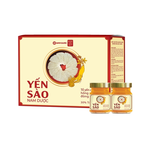 Yến sào (tổ yến chưng hồng sâm đông trùng) Nam Dược