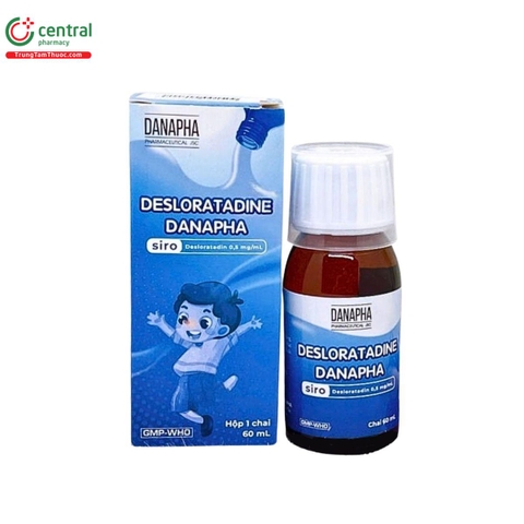Desloratadin siro lọ 60ml Danapha