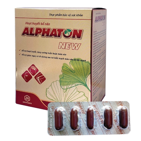 Alphaton hộp 12 vỉ *5 viên nang mềm