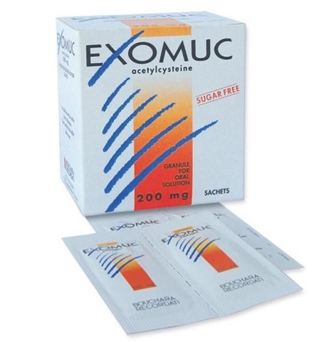 Exomuc 200mg Pháp (H/30 gói)