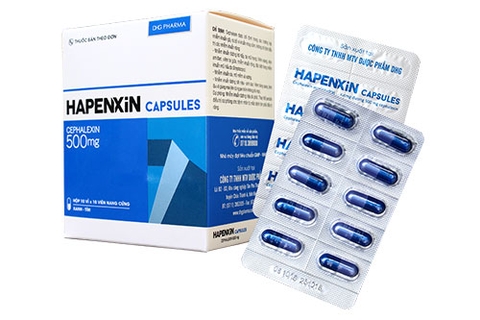 Hapenxin HG (Cepha 500mg) H/10v/10v