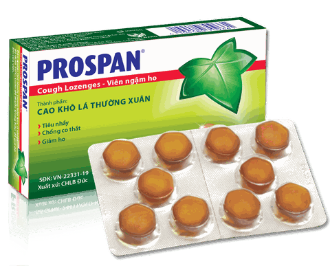 viên ngậm prospan hộp 20 viên