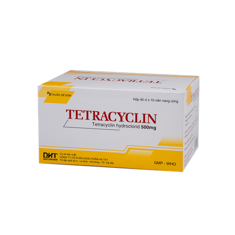 Tetracylin vỉ 500mg Hà Tây H/40 vỉ