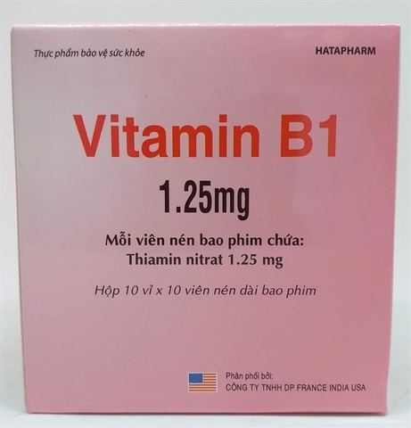 Vitamin B1 H/10 vỉ x 10 viên Hà Tây