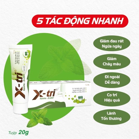 X - Tri (thuốc bôi trĩ) Typ/20g Nam Hà