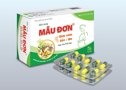 Viên cảm cúm  Mẫu đơn H3vỉ x10v TV