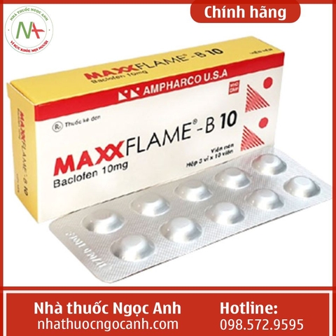 Maxxflame - B H3Vx10V Amphaco Ko KM( baclofen 10mg)