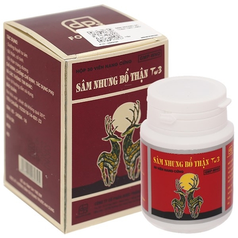 Sâm nhung BT Lọ 30 viên Tw3