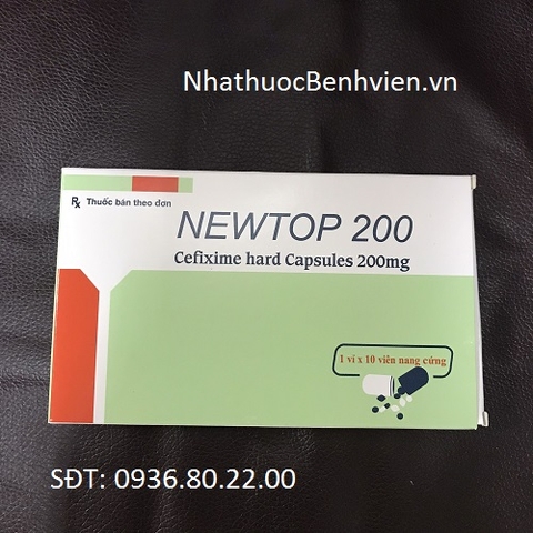 Newtop - Cefixime 200mg H10viên ấn