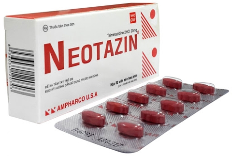 Neotazin-Trimetazidin 20mg H10Vx10V nén bao phim Ampharco- Ko KM