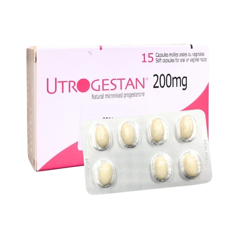 Utrogestan 200mg  H/15viên Bỉ