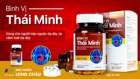 Bình vị Thái Minh lọ 80 viên