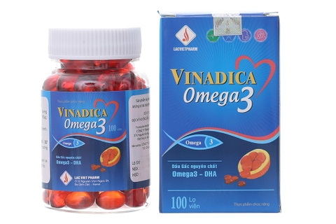 Vinadica omega 3 (Dầu gấc) L100viên HD