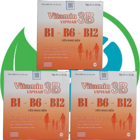 Vitamin 3B nang mềm H10vỉ/10v viphar