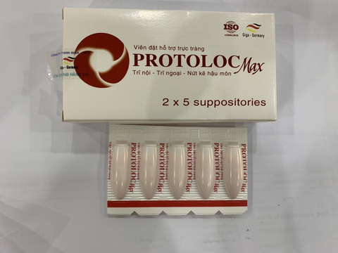 Proctolog max (viên đặt trĩ )2x5 viên