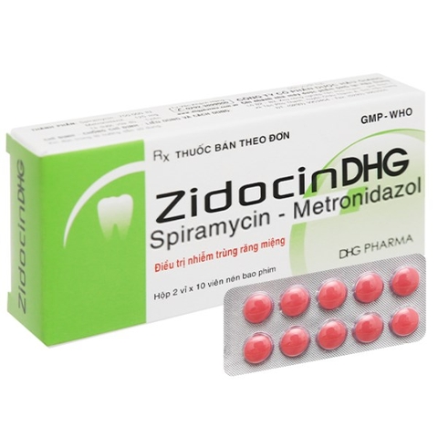 Zidocin ks răng Hộp 20viên Hậu Giang