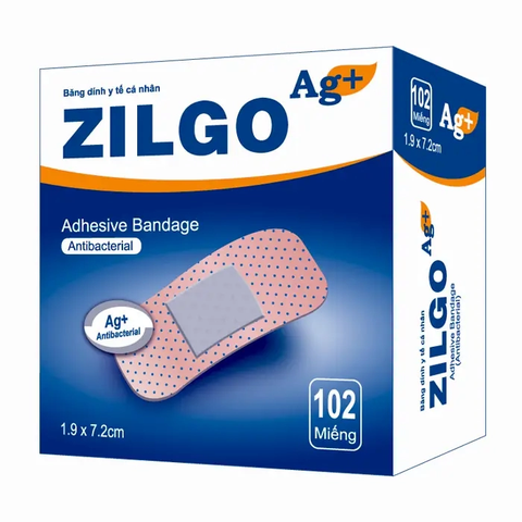 Zilgo Ag+ H102 miếng Bé K100H