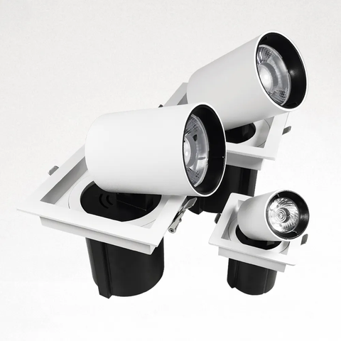 Đèn rọi - âm trần chỉnh góc - vuông