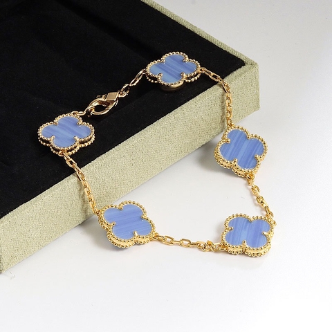 Clover Bracelet - Light Blue