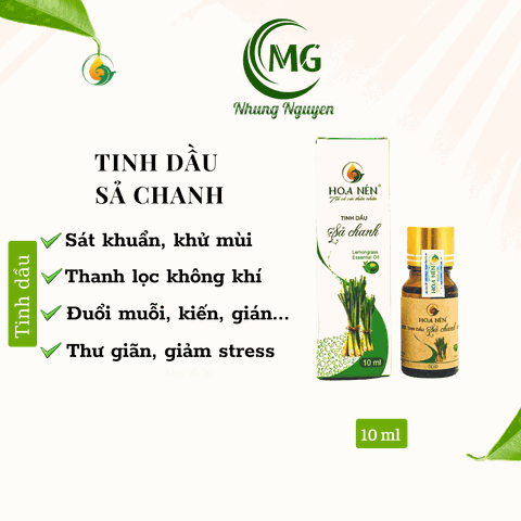 Tinh dầu sả chanh - Hoa Nén