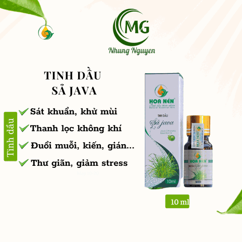 Tinh dầu sả Java - Hoa Nén