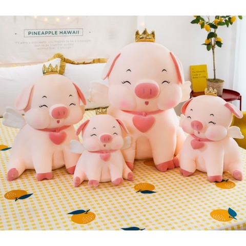 Gấu Bông Hợn Đeo Tim MIRANA Thú Nhồi Bông Cao Cấp, siêu co giãn siêu đàn hồi, Giữ nguyên form dáng bất chấp   Gấu Bông Hợn Đeo Tim MIRANA Thú Nhồi Bông Cao Cấp, siêu co giãn siêu đàn hồi, Giữ nguyên form dáng bất chấp