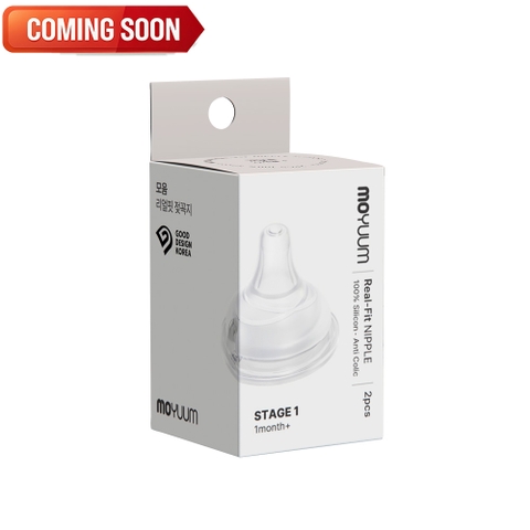 Thế hệ 3 - Núm bình silicon Moyuum - Size 1/2/3/4