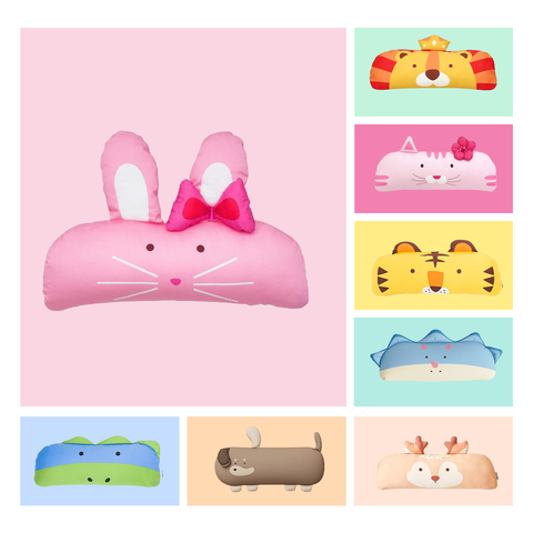 Vỏ gối ôm Milo & Gabby - Size: 80x30 cm