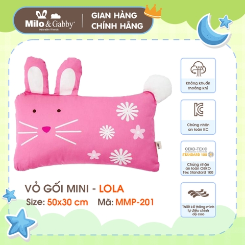 Vỏ gối mini Milo & Gabby - Size: 50x30 cm