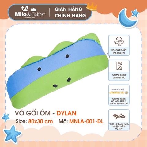 Vỏ gối ôm Milo & Gabby - Size: 80x30 cm
