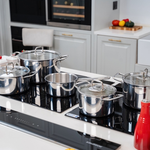 Bộ Nồi Steiger Nova - Set 5 Món Đáy Liền
