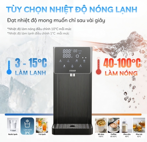 Bình thủy điện nóng lạnh Steiger  STG850-HC