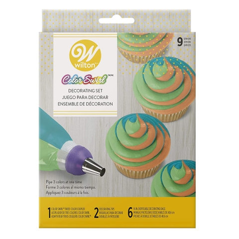Bộ Wilton ColorSwirl 3 màu - 9 món