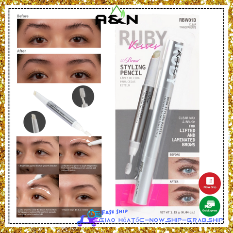 Sáp wax RUBY KISSES tạo kiểu định hình lông mày