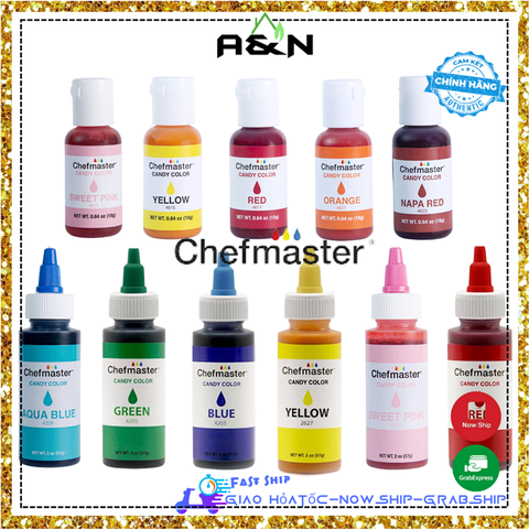 Màu dầu Chefmaster candy oil chuyên dụng làm kẹo chocolate