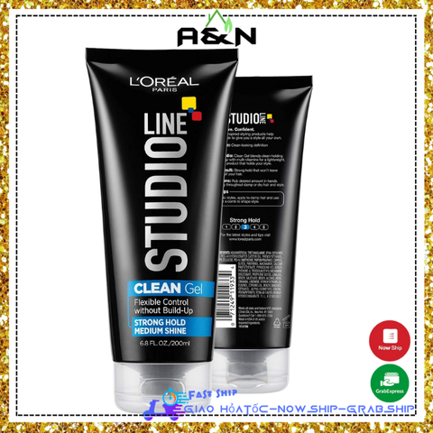 Gel tạo kiểu tóc L'Oreal Paris Studio Line giữ nếp mạnh