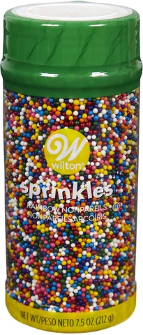 Wilton sprinkles trang trí bi Rainbow - 211g
