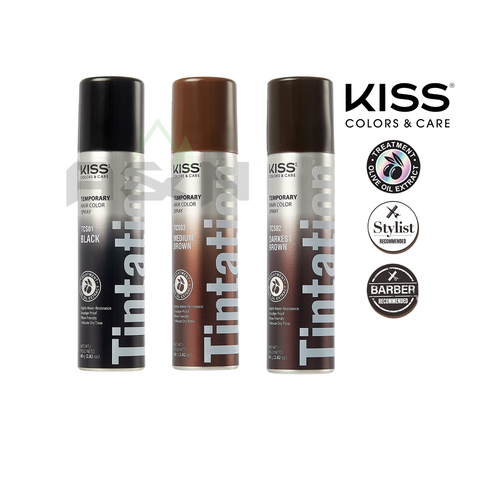 Xịt đen tóc tạm thời Kiss TIntation - Hàng Mỹ