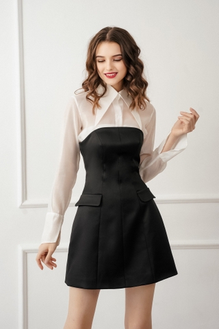 Áo sơ mi cổ nhọn