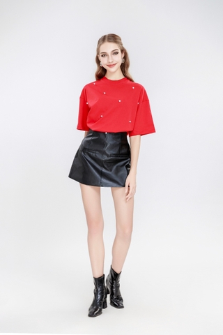Pearl Tee - Áo thun đính ngọc trai