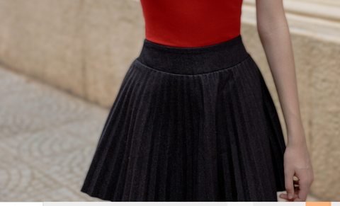 Fara jean skirt - cv jean dập ly