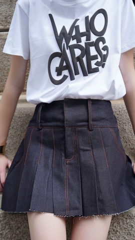 Heart Jean Skirt - CV jean trái tim