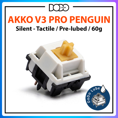 Switch Akko V3 Pro Cream Yellow - Cream Blue - Piano - Silent Fairy - Silent Penguin