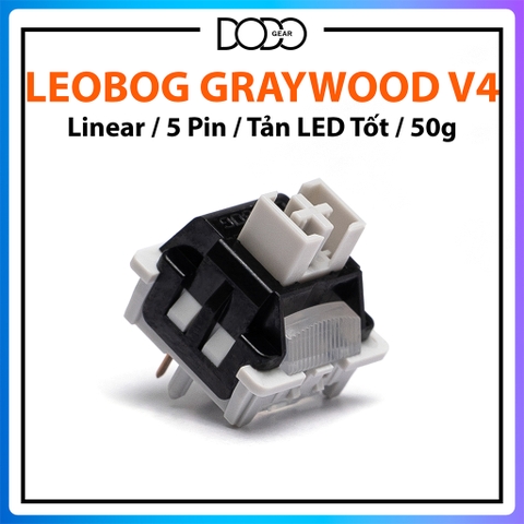Switch Leobog GrayWood V4