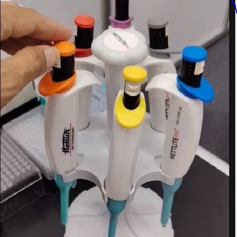 Micropipet hút mẫu 1 kênh Hettlite Hettich (0.1 - 2.5 μl) HETV0002