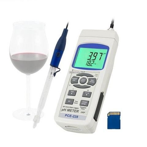 Máy đo pH trong rượu PCE 228WINE (0~14 pH)